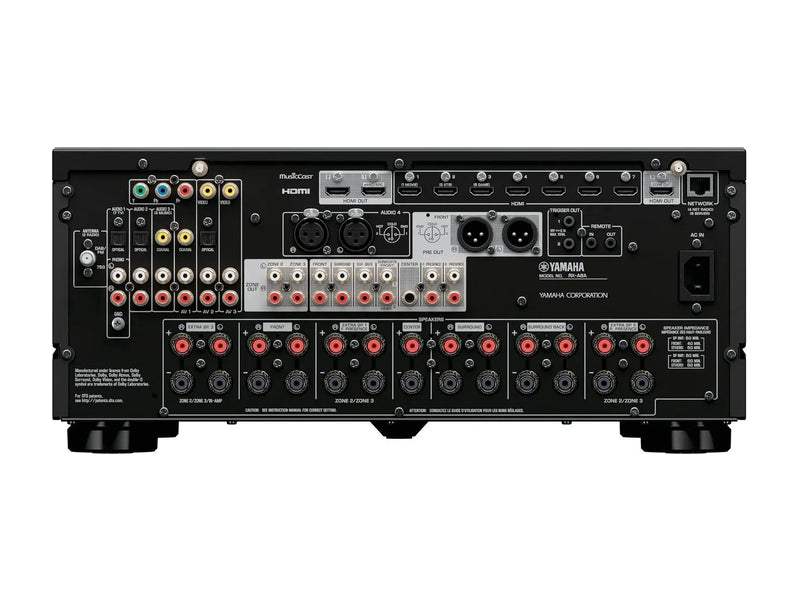 Amplificateur home-cinéma Yamaha RX-A8A face arriere