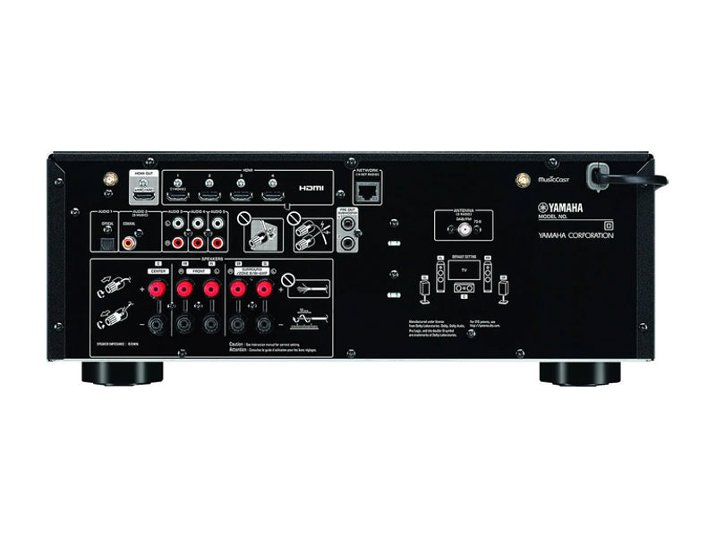 Amplificateur home-cinéma Yamaha RX-V4A face arriere