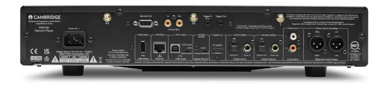 Lecteur réseau Cambridge Audio EXN100 - Face arrière