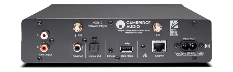 Lecteur réseau Cambridge Audio MXN10 - Face arrière
