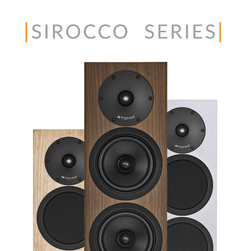 Atohm Sirocco 1.24 & 2.24 – Deux enceintes haute fidélité conçues en France