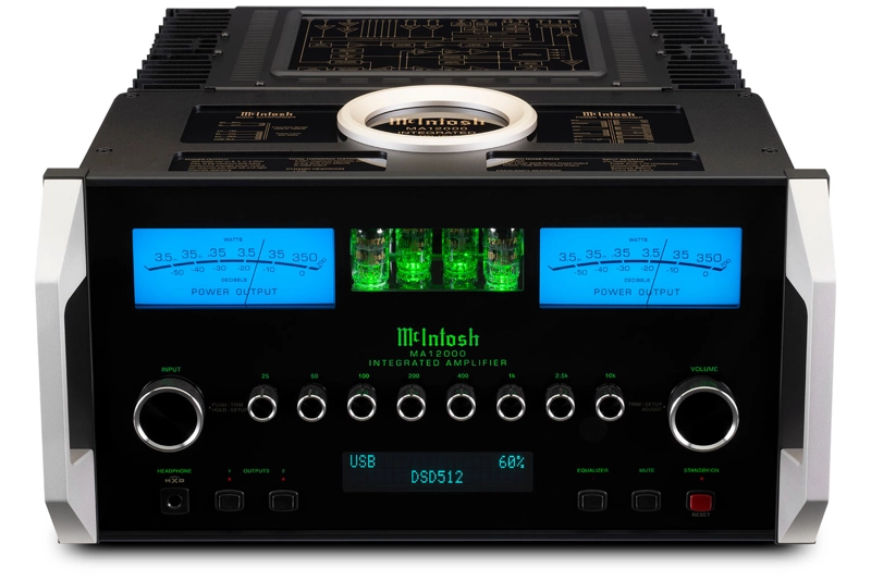 McIntosh MA12000 – Amplificateur intégré hybride 2×350 W (DA2, HDMI ARC, EQ 8 bandes)