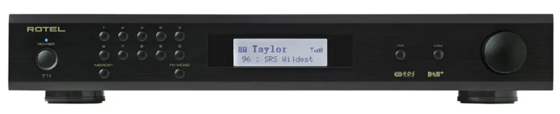 Tuner Rotel T11 FM DAB audiophile chez HiFi Quimper