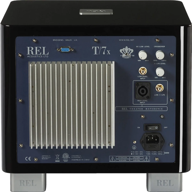REL Acoustics T/7x – Caisson de basse haute fidélité