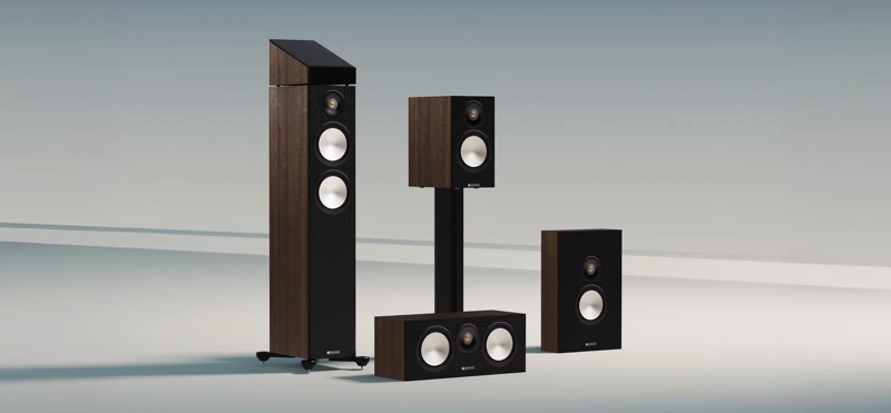 Gamme Monitor Audio Bronze 7G – Bibliothèques, colonnes, centrale, on-wall, Atmos