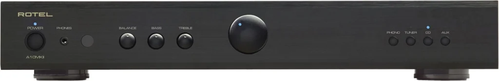 Amplificateur intégré stéréo Rotel A10 MKII - Face avant noire