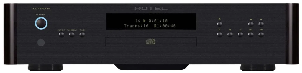 Lecteur cd Rotel RCD-1572 MK2 - Face avant noire