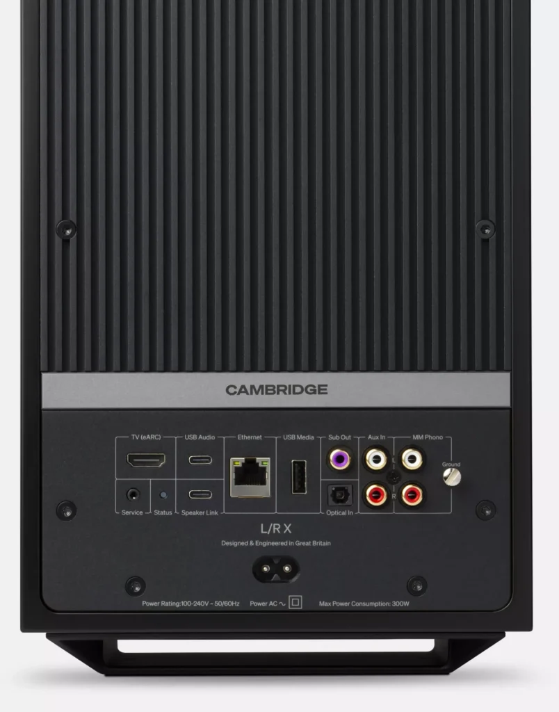 Face arriere enceintes Cambridge Audio L/R (2026)