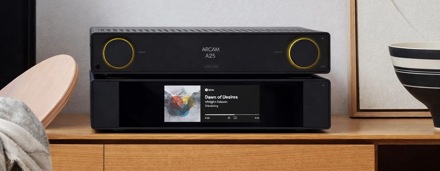 Matériel hi-fi Arcam en écoute chez HiFi Quimper en Bretagne