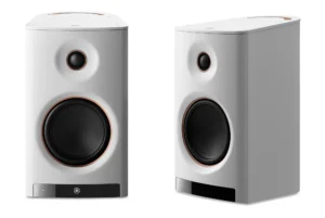 Enceintes connectées Yamaha NX-70A - Vue avant blanche