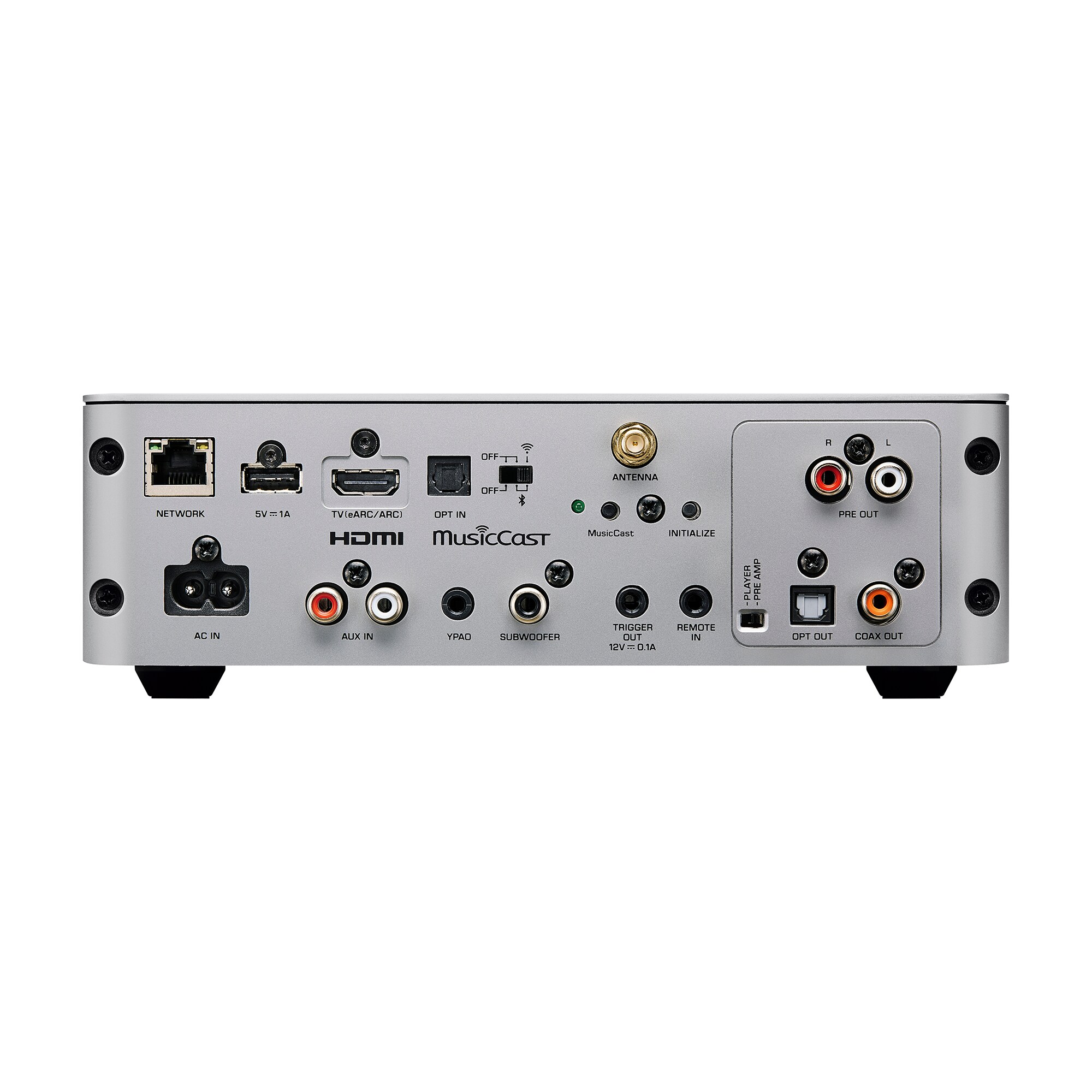 Face arrière Yamaha WXC-70A – Lecteur Réseau Hi-Fi Compact
