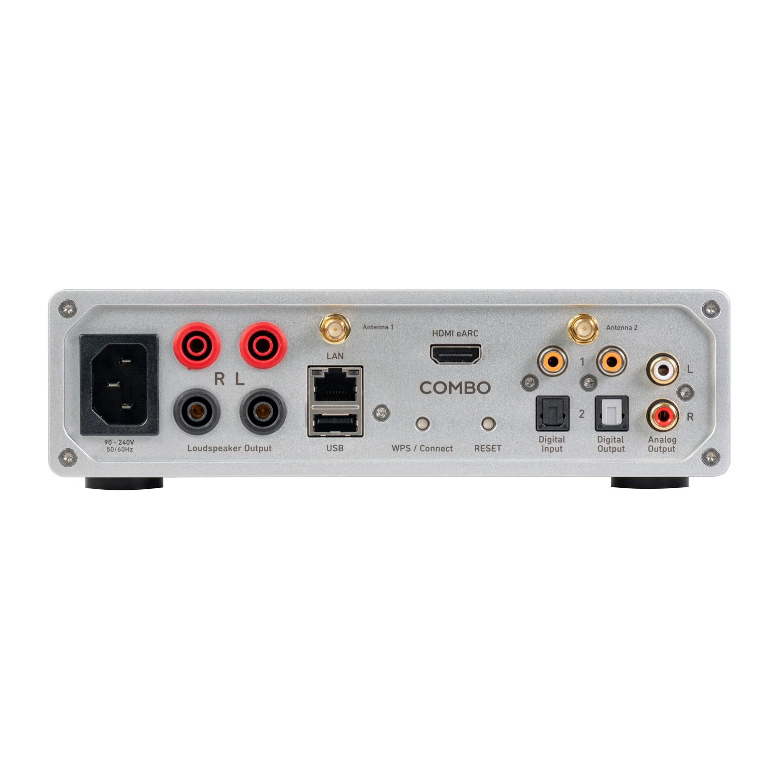 Face arriere amplificateur connecté Lindemann Woodnote Combo