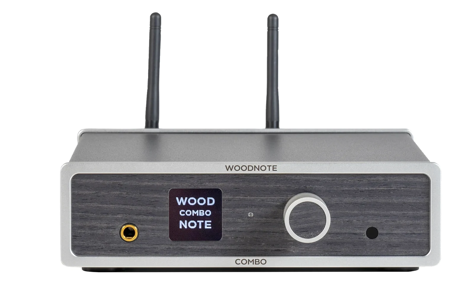 Amplificateur streamer DAC Lindemann Woodnote Combo vue de face
