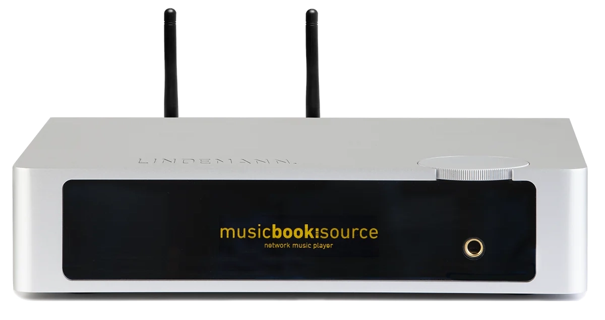 Préamplificateur streamer DAC Lindemann Musicbook Source II vue de face