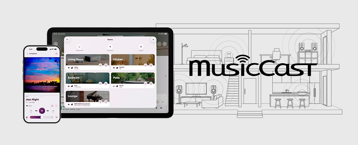 Contrôle multiroom MusicCast avec le Yamaha WXC-70A